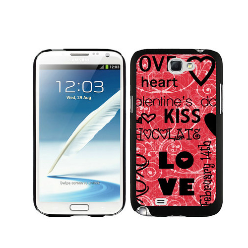 Valentine Kiss Love Samsung Galaxy Note 2 Cases DPH